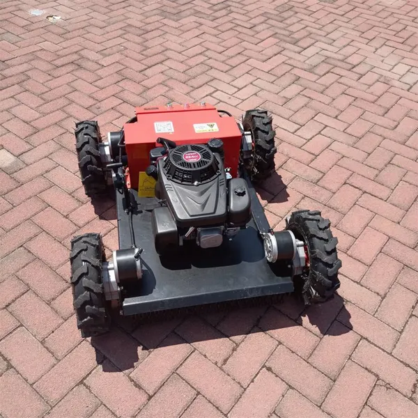 Hybrid Electric Battery Electric Battery Wireless Radio Control Lawn Mower photo-2