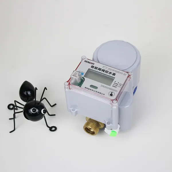 household prepaid water meter auto shut off valve