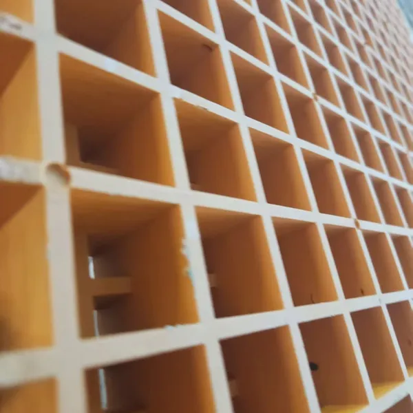 Printing Ink Plant FRP Grating Solvent Chemical Resistant Anti Slip Workshop Floor Panel