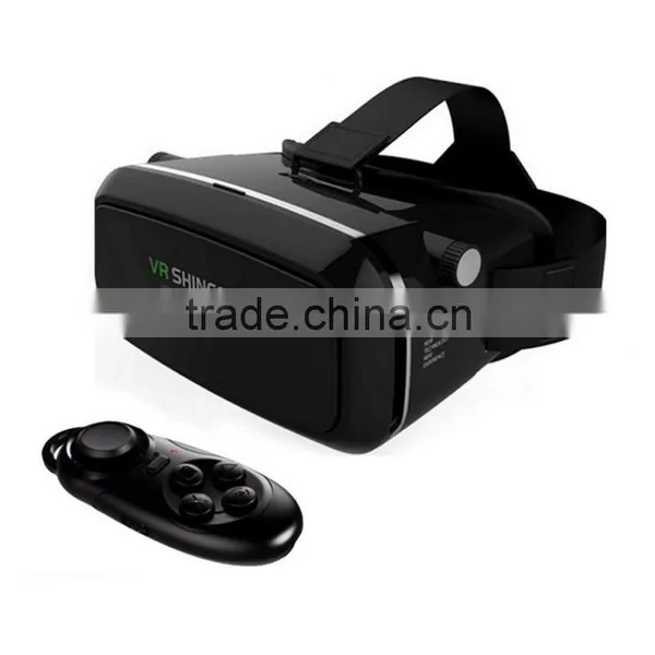 2016 Virtual Reality Glasses Head Headset VR Box 3D Glasses for 3.5 to 6.0 Inch Smartphone VR Shinecon photo-5