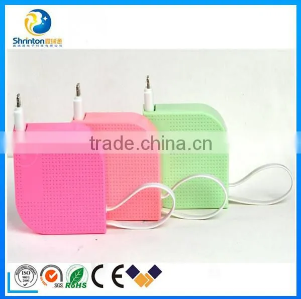 Colorful 2 IN 1 Usb Cable Multi-function Usb Charger Cable for Both Apple/Android photo-5