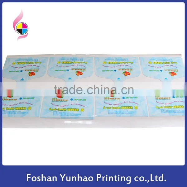 Custom Die Cut Vinyl Sticker Accept Custom Order Sanitary Napkins Sticker