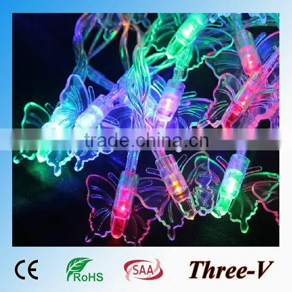 Butterfly LED Xmas Lights Holiday Home Window Ceiling Tree Decoration String Light 5M/10M 220V/110V photo-4
