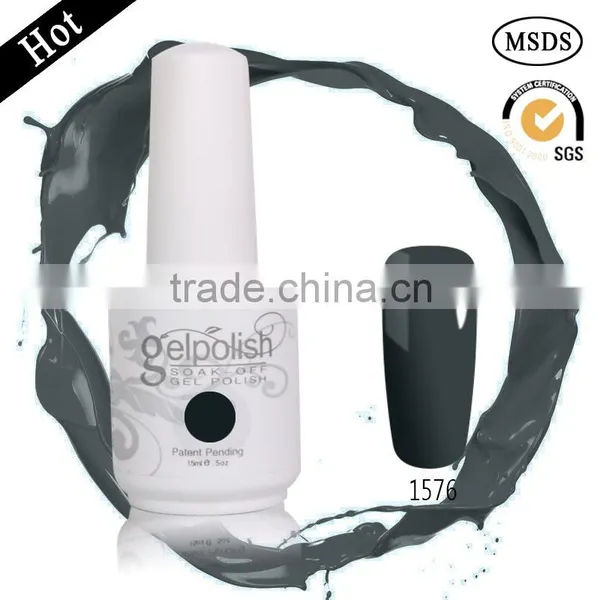 177 Pure Colors Decor UV Gel Nail Art Tips Shiny Cover Extension Manicure photo-5