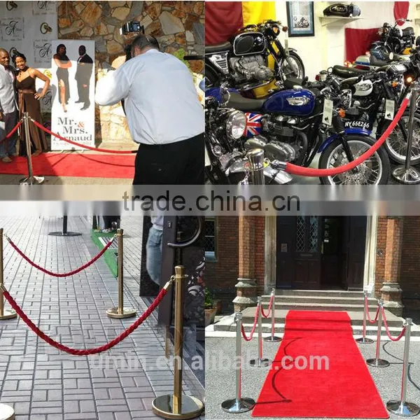 Brass Crown Rope Stanchion With Cement Base photo-6