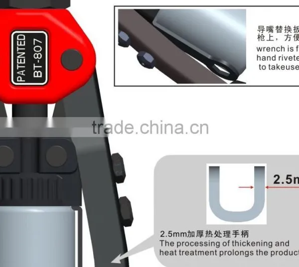 High Quality 13 Inch (320mm)hand Pop Rivet Gun photo-2
