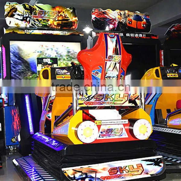 2016 Nice Dedicated Sinoarcade Sky Trooper Indoor Full Size Coin-op Sitdown Deluxe Air Attack for Adults Simulation Game Machine photo-2