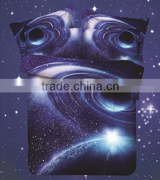 T/C 3D Starry Sky 4PCS Bedding Sets/T/C Bedding Sets photo-6