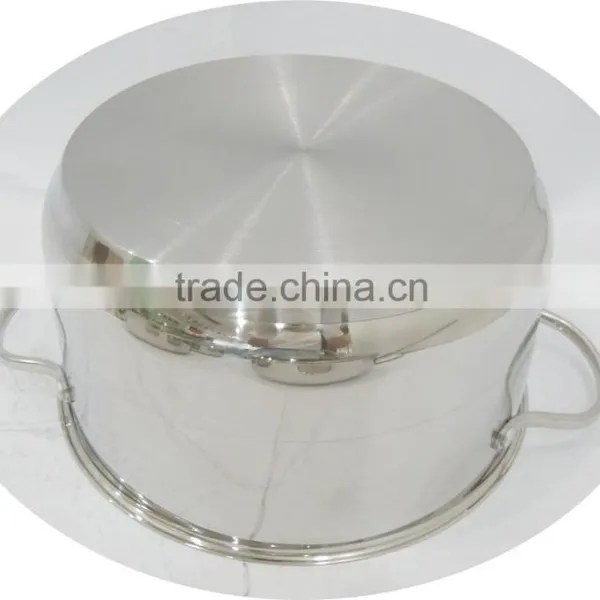 6.1L Wire Welding SS Handle Pot Stainless Steel Stock Pot photo-3