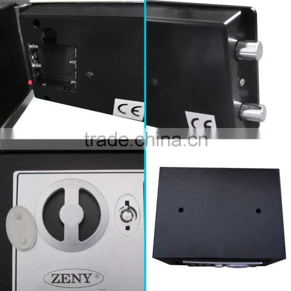 Small Digital Electronic Safe Box Keypad Lock Home Office Hotel Gun Black New photo-2