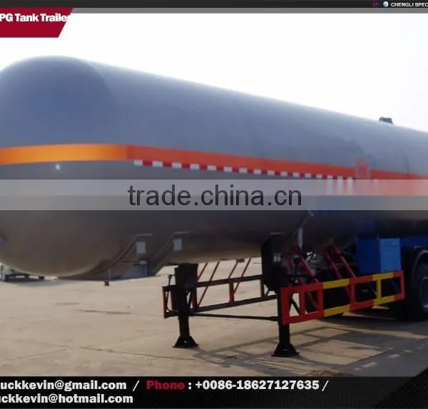 25 Tons 50m3 Propane, LPG Gas Tank Trailer photo-2