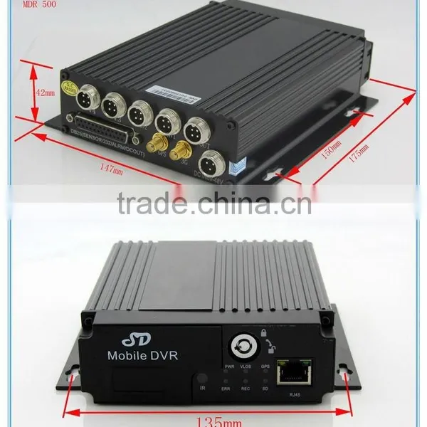 3G GPS WIFI CAR MOBILE DVR H 264 Dual SD Card Memery With OTA Phone Calling Sim Card photo-3
