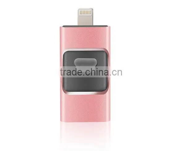 3 IN 1 100% Real Capacity Aprroved MFI Certification Usb 3.0 Custom Ultra Slim Cheap Mini 16GB 32gb 64GB U Disk Usb Flash Drive photo-2