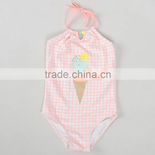 Trade Assurance OEM Service Cute Lovely Young Child Girl Kids One-Piece Bikini Kids Swimwear photo-4