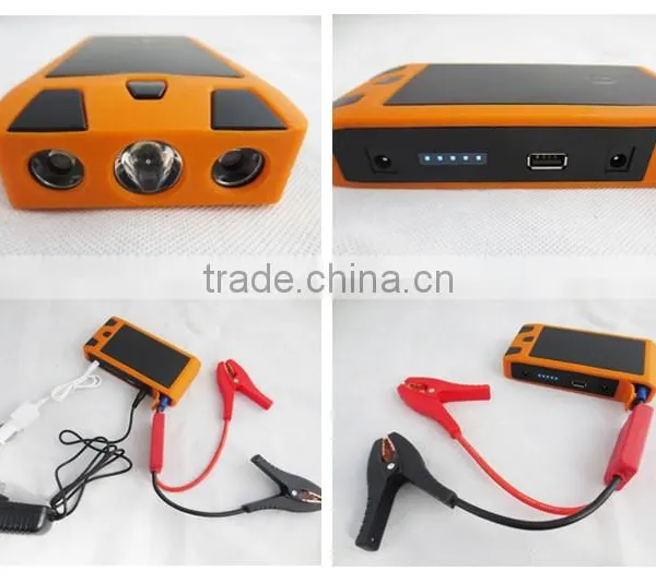 Car Jump Starter 12000mAh Car Emergency Start Power Multi-function Mini Jump Starter for 12v Car & Ultra-bright LED Flash Light photo-2