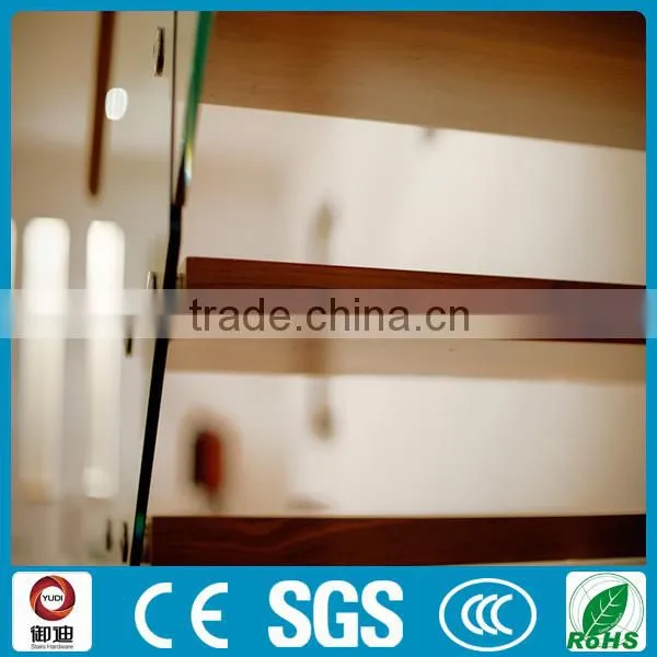 Modern Fashion Design Steel Wood Straight Floating Staircase photo-4