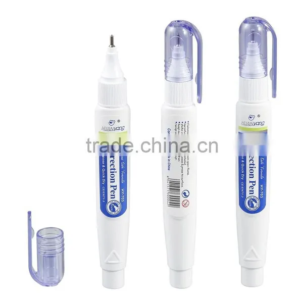 Environmently Waterbase Wite-out Dry Fast Correction Pen Fluid