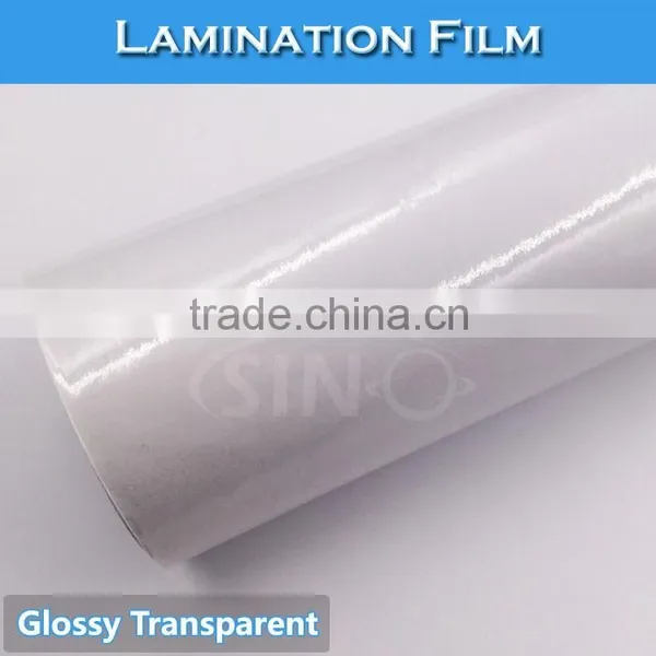 SINO Excellent Kraft Paper Glossy Cold Lamination Stretch Printing Film photo-2