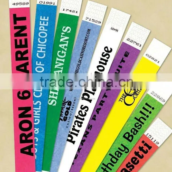 Top Tyvek Wristbands | Symbol Tyvek Made Wristbands | High Quality Tyvek Event Band | Amazing Tyvek Wrist-bands