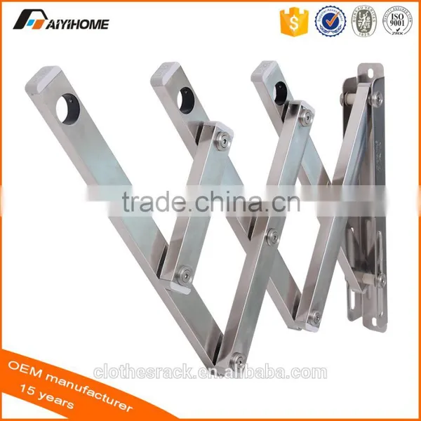 Commercial Hanging Stainless Steel Wall Mounted Clothes Drying Rack Wholesale