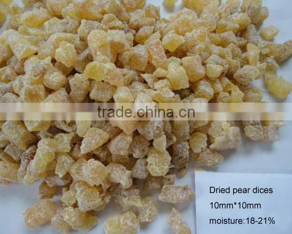 Excellent Export Dried Pear Dices Cubes