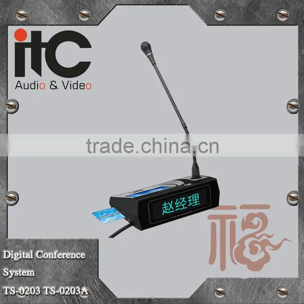 ITC TS Series Electronics Table Card Touch Screen Desktop Conference Microphone Prices photo-2