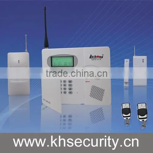Wireless Alarm System With LCD Display and Voice Prompt When Operating