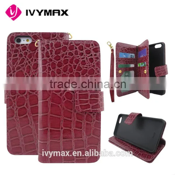 Pu Case Cover for Iphone 6 Plus , Mobile Phone Accessories Factory in China photo-3