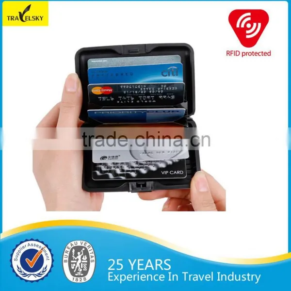 High Quality Useful Aluminum Credit Card Holder Wallet photo-6