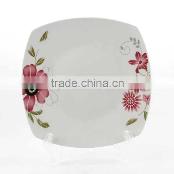 Super White Porcelain Rectangular Divide Dinner Plate,super White Porcelain Price photo-4
