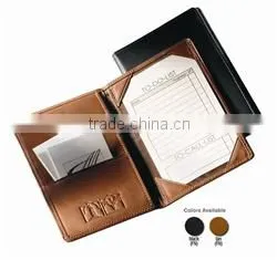 Factory Price Memo Pad Custom Leather Padfolio