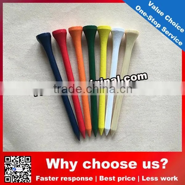 Best Selling Products Colorful Wooden Golf Tee/golf Tee Box Markers /wooden Golf Tee