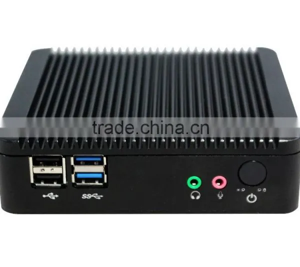 Thin Client Linux Mini pc Server Fanless Computer Dual Lan J1900 Baytrial Mini pc Hdmi 1080p Rj45 2G RAM 8G SSD photo-3