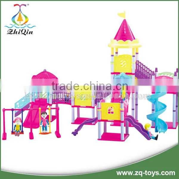 Funny Indoor Amusement Park Building Block Playground Slide photo-2