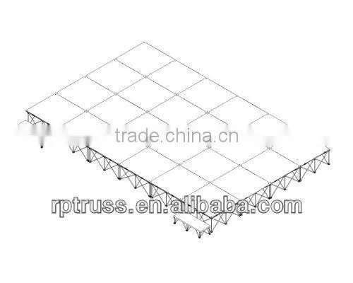 Portable Smart Aluminum Stage With Folding Risers or Legs for Hot Sale photo-6