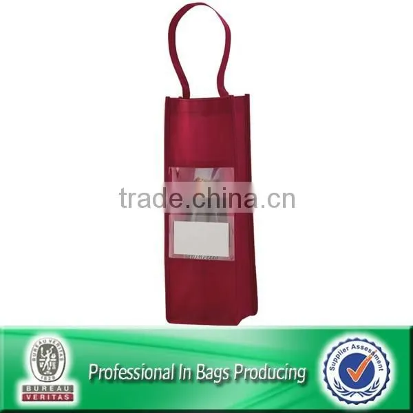 High Quality Custom Cheap Non Woven Wine Bag Bottle Bag photo-3