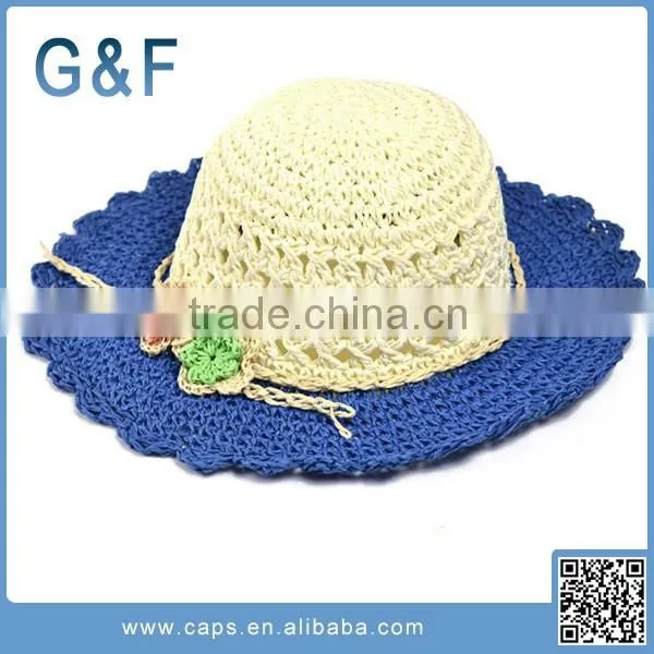 Plain Baby Girl Wholesale Straw Hats photo-5