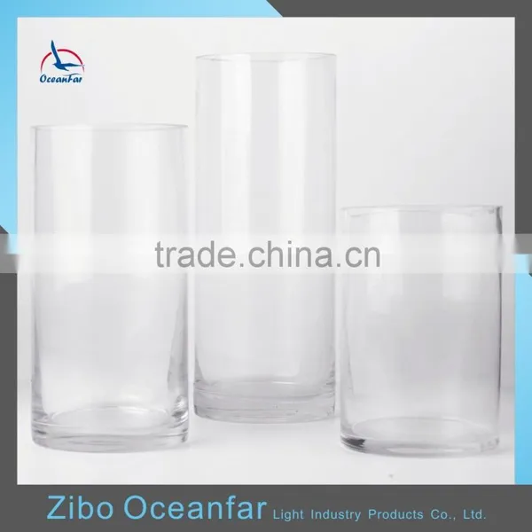 Factory Price Decoration Tall Clear Glass Vases Hot Sale Glass Cylinder Vase Quality Choice Most Popular photo-3