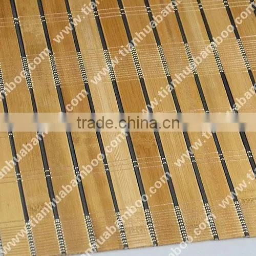 Colored Ribbon Bamboo Blind/home Decoration