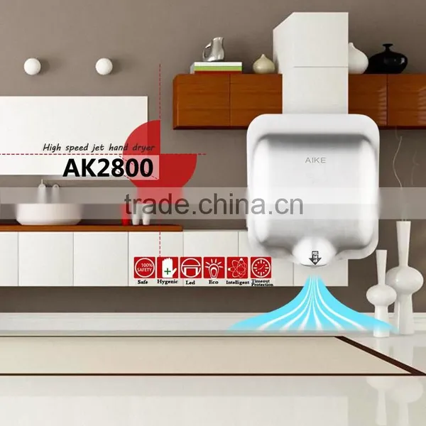 304 Stainless Steel High Speed Jet Air Hand Drying Machine Hand Dryer Stainless Steel Hand Dryer AK2800 Excel Hand Dryer photo-3