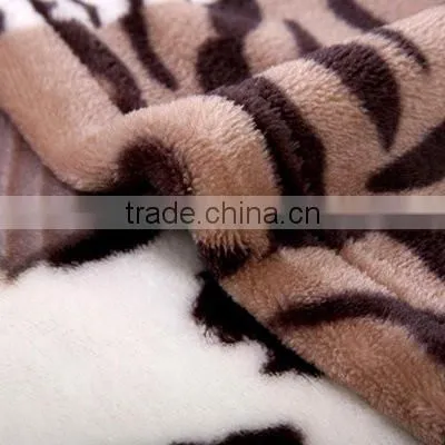 100% Cotton Flannel Bed Cover Fabric