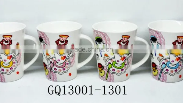 12oz Coffee Mug Dinnerware Royal Bone China With Full Printing photo-5
