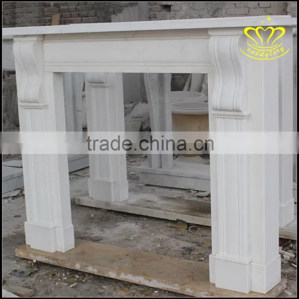 European Mantel High-grade Decoration Stone Carved Marble Fireplace Products photo-6