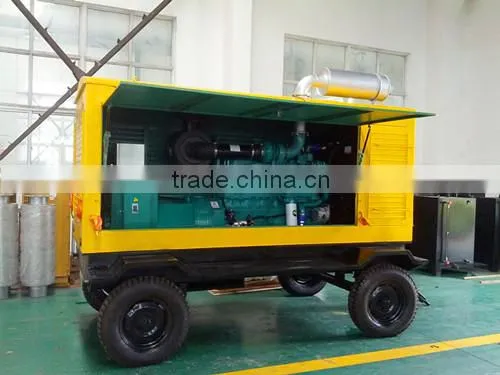 AC Three Phase Water-cooled 120kw Moveable Diesel Generator Set With Cummins Engine photo-2