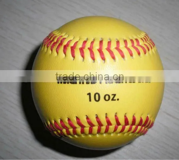 Yellow With Printing Training Baseball----BSCI FACTORY