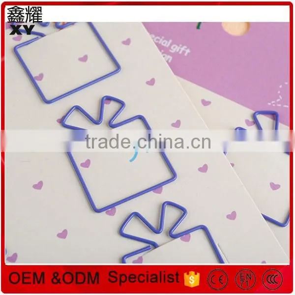 Christmas Gift Box Shape Paper Clip From Shenzhen Factory