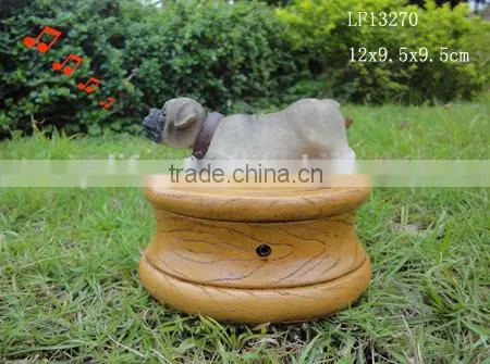 Resin Pug Dog Statue for Decor photo-2