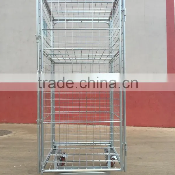 the Euro Style Logistic Industry Convenient Operation Wire Mesh Roll Containers photo-4