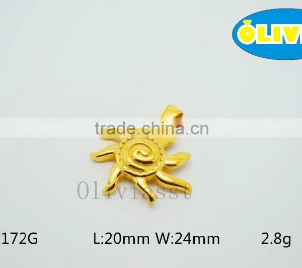 Olivia 2016 New Fashion Modern 316 Stainless Steel Cast Metal Lovely Umbrella Pendant photo-3