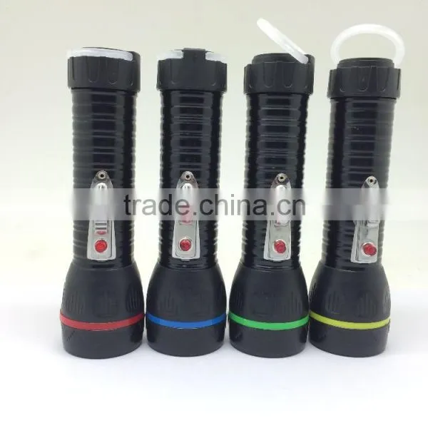 tiger head plastic led flashlight torch